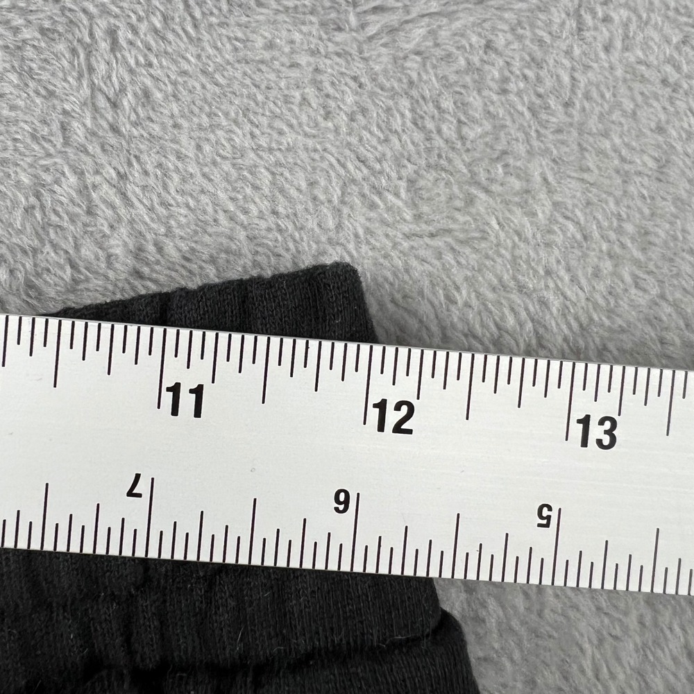 The North Face Womens Size S P Black Sweat Shorts Logo Drawstring Waist Lounge - Picture 9 of 12